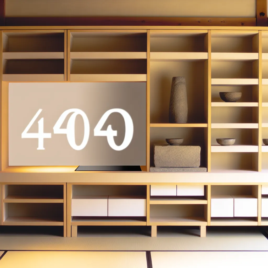 Empty Shelf - Page Not Found